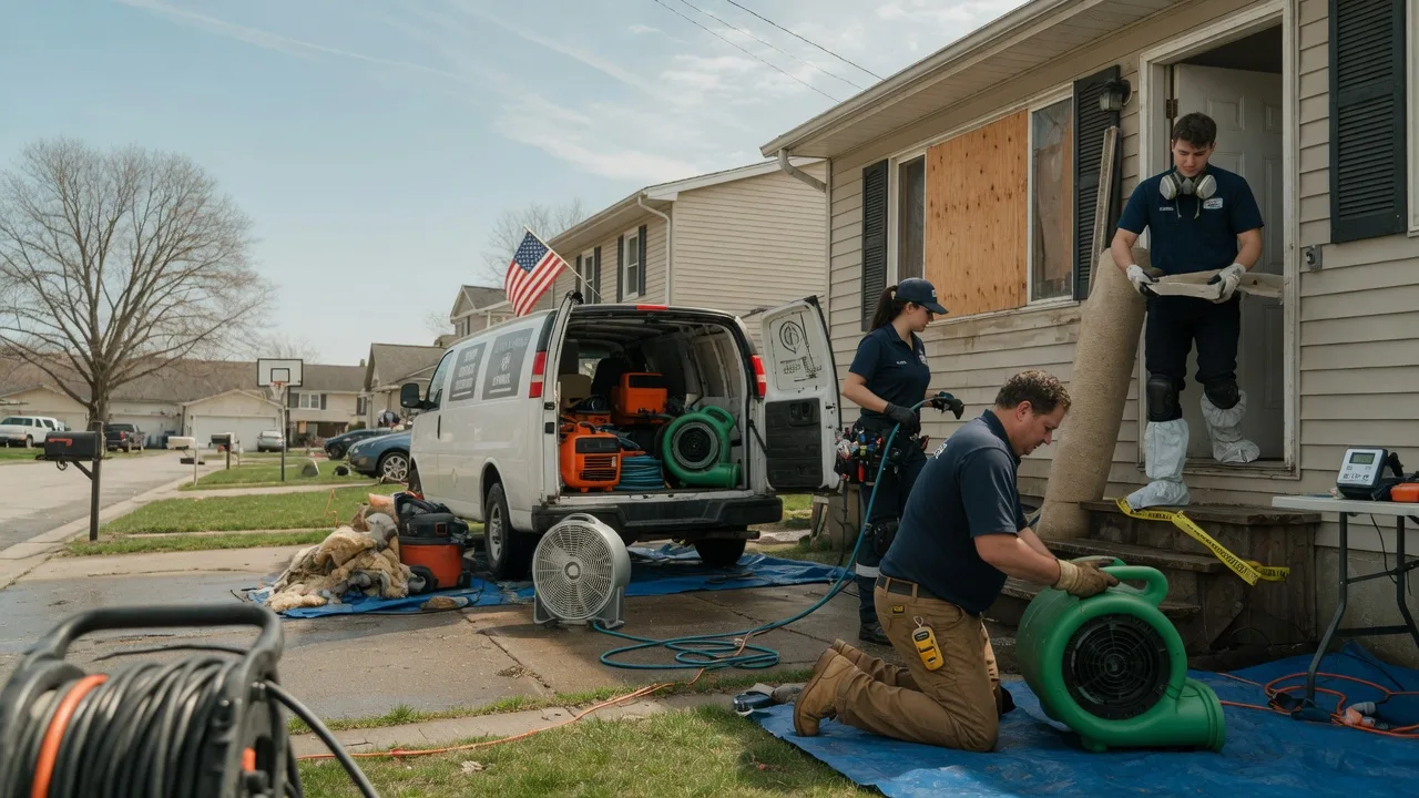 Water Damage Restoration in Santa Fe, MO near me